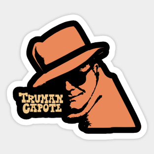 Truman Capote Tribute Tee - Celebrating Literary Masterpieces Sticker